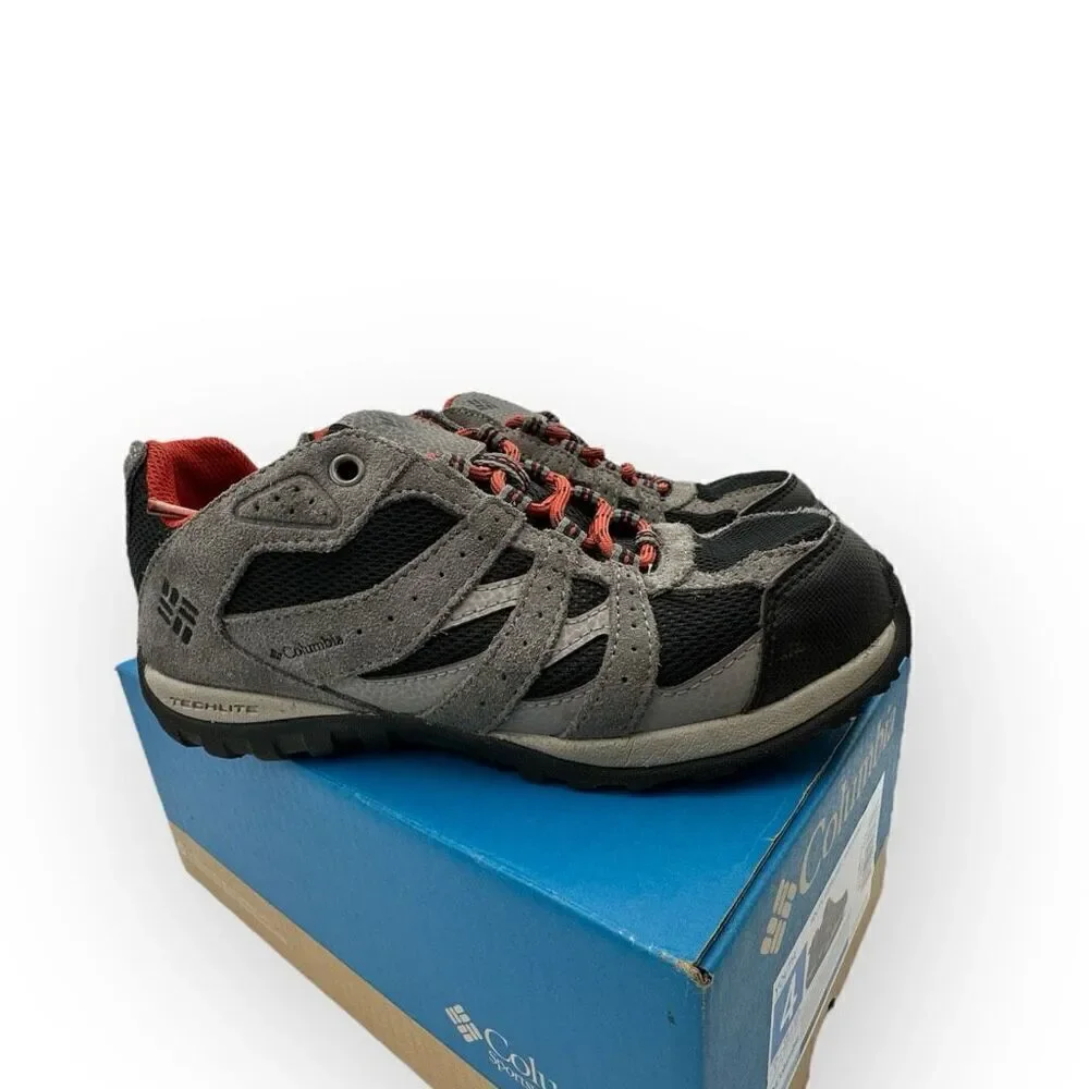 Columbia Youth Redmond Waterproof Shoe Gray Size 4